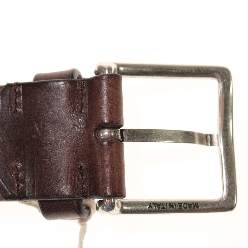 Veneta Cinture NWT Classic Belt Size 90 (US 34) in Brown Leather Made in Italy